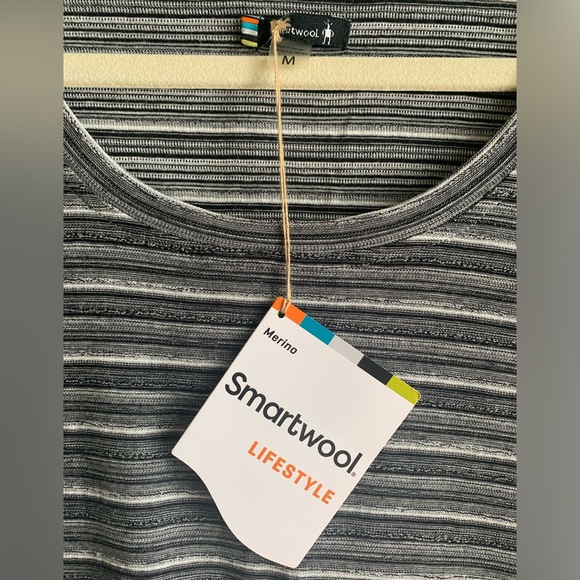 Smartwool Striped Shirt Dress Medium - Picture 1 of 5